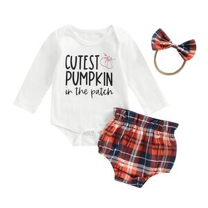 SOLD Cutest Pumpkin Matching Outfit